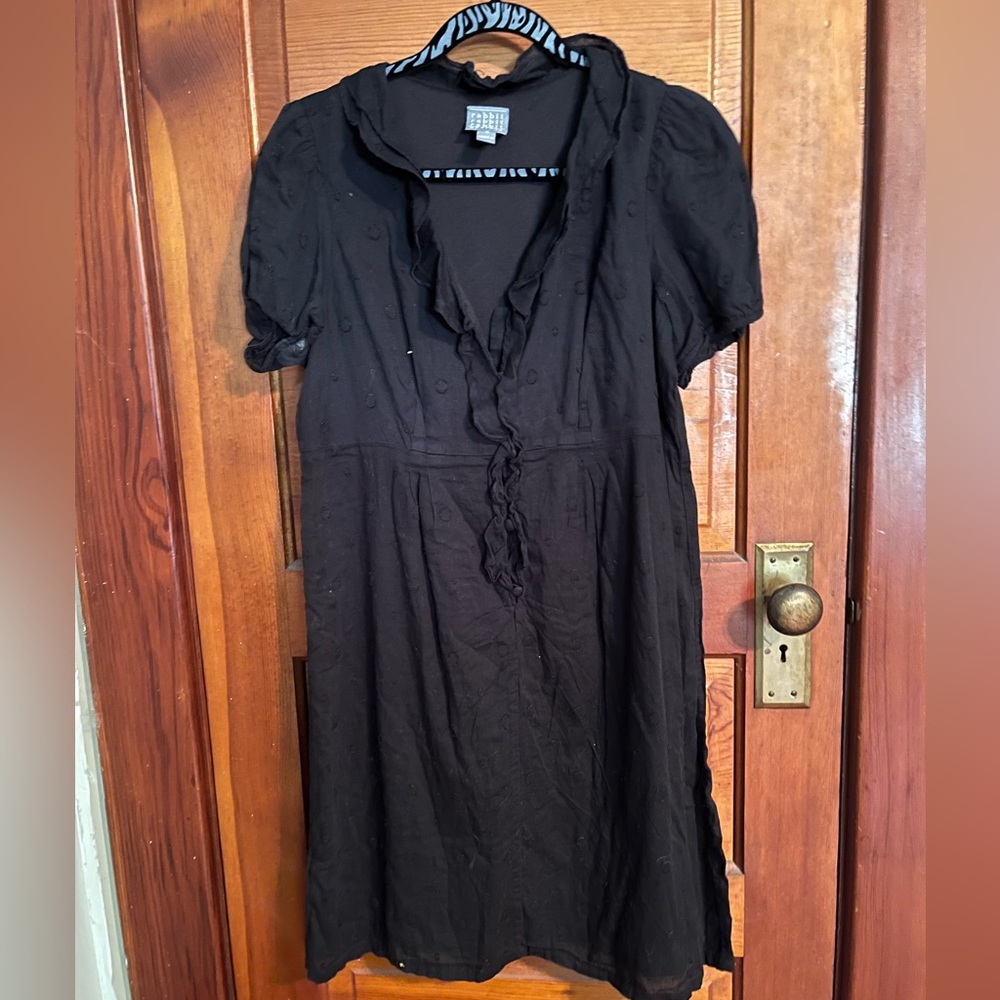 Size 14 Rabbit Rabbit Rabbit dress empire waist black dress